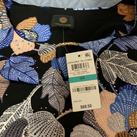 JM Collection Embellished Bell-Sleeve Dress - Picture 9 of 13